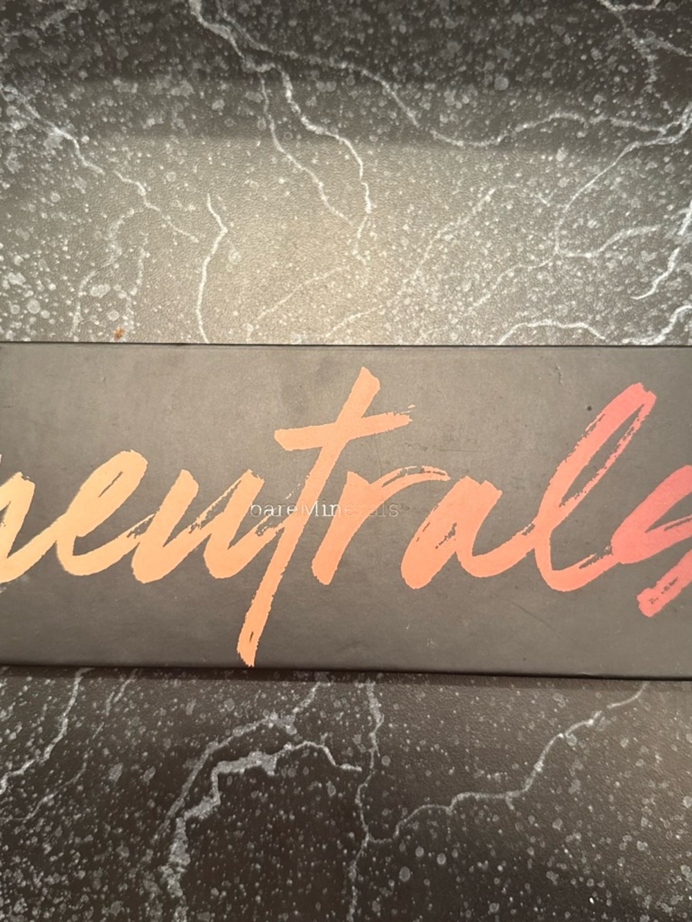 Bare Escentuals Ombre Script Makeup Palette in Peach and Coral